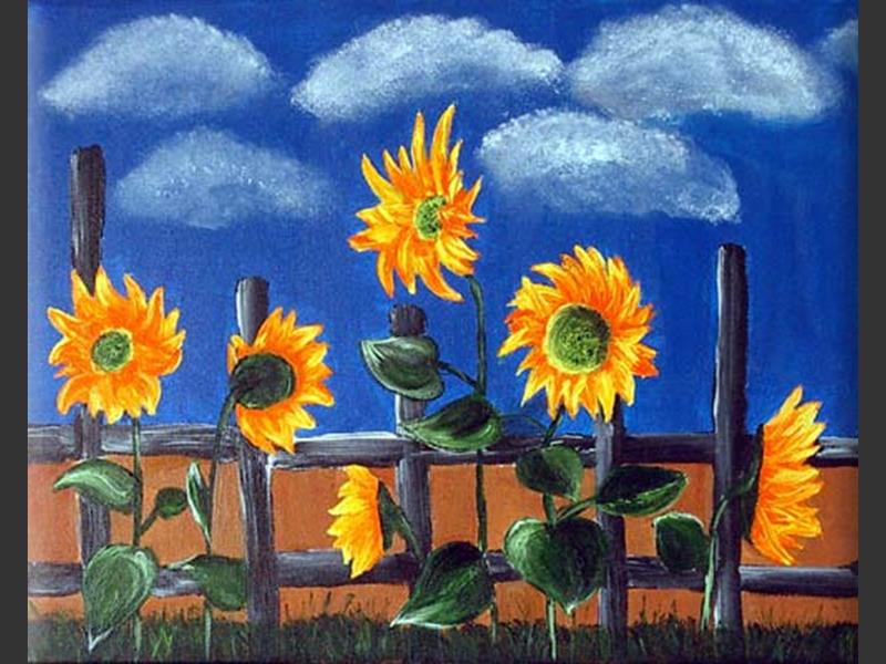 Original Artwork - Sunflowers