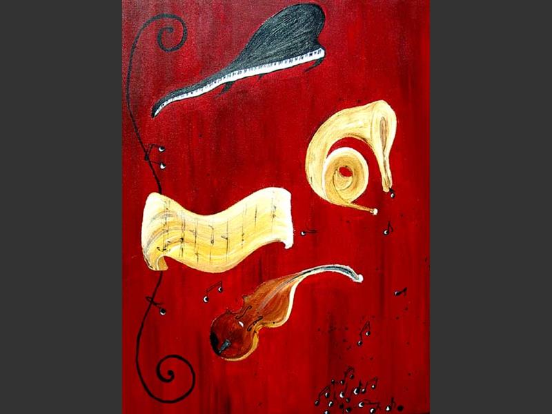 Original Artwork - Music Storm