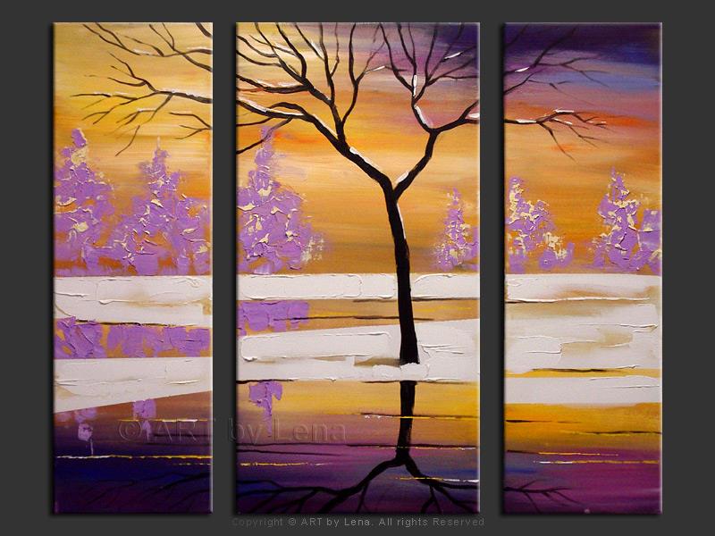 Original Artwork - Purple Sunset