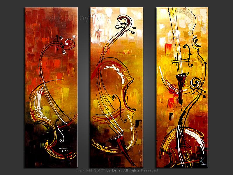 Original Artwork - Dancing Violas