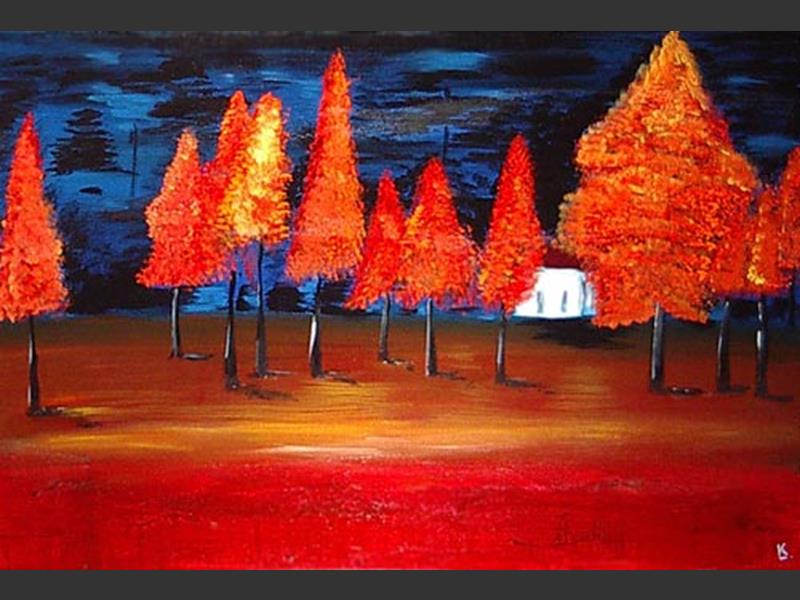 Original Artwork - Red Autumn