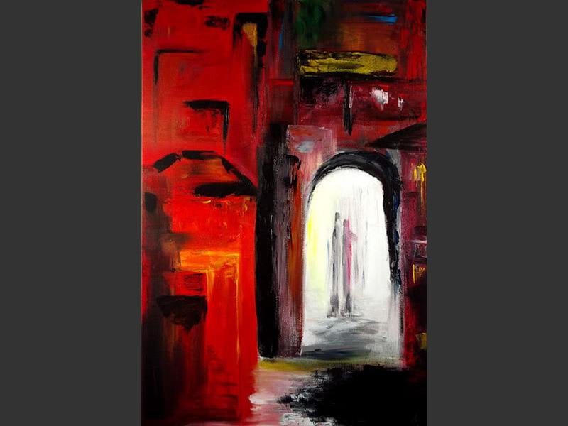Original Artwork - Two in a City