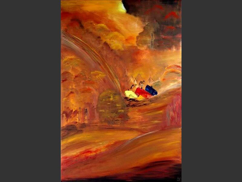 Original Artwork - Rainbow Stream