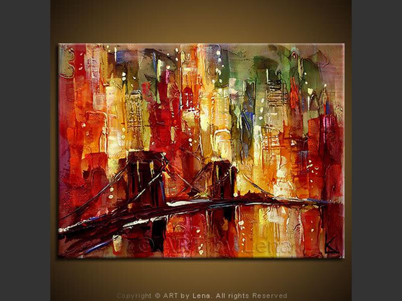 Original Artwork - Night Bridge