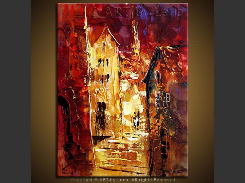 Original Artwork - Old City Nights