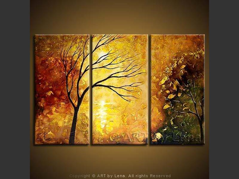 Original Artwork - Lake Sunset