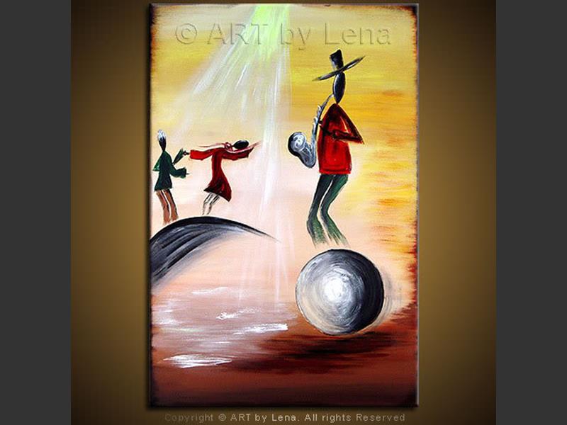 Original Artwork - Saxophonist