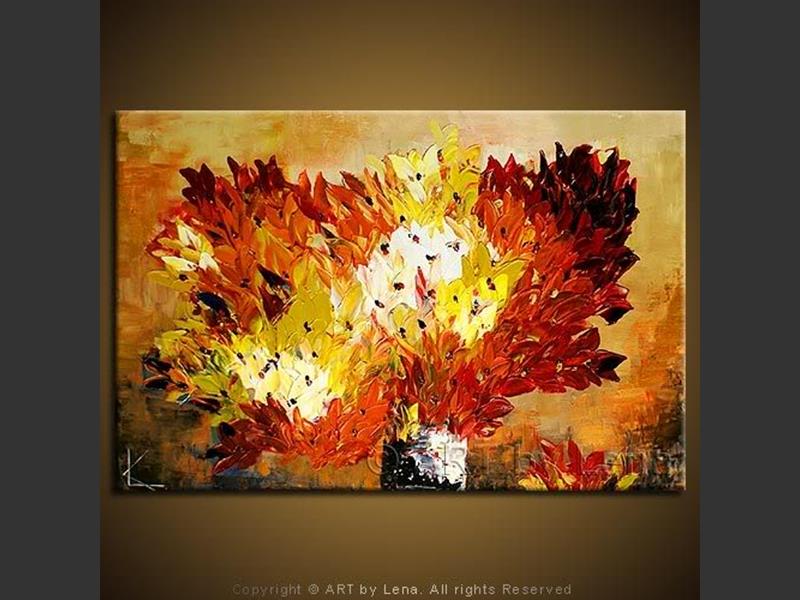 Original Artwork - Flame Bouquet: Autumn