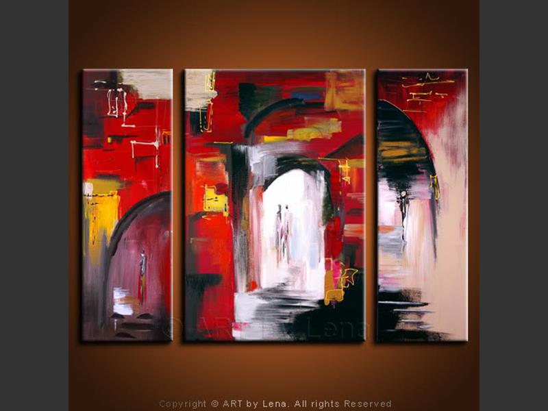 Original Artwork - Two in a City - The Love Story