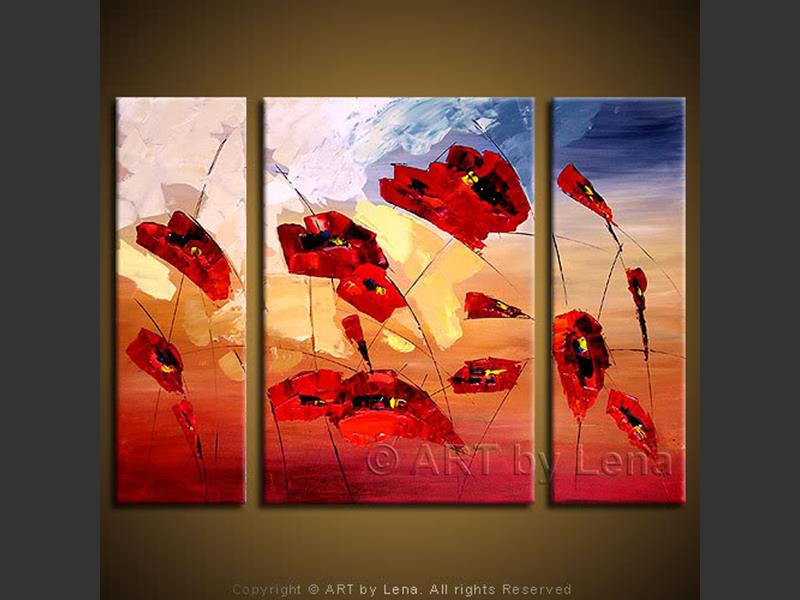 Original Artwork - Poppy Field