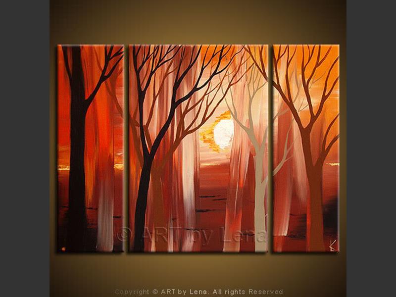 Original Artwork - The Flames of Sunset