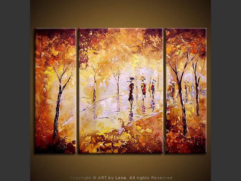 Original Artwork - Park in the Fall