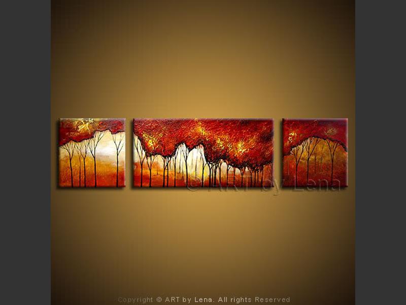 Original Artwork - Red Forest