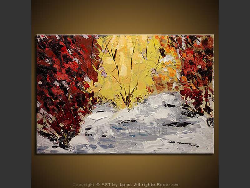Original Artwork - Snow in the Fall