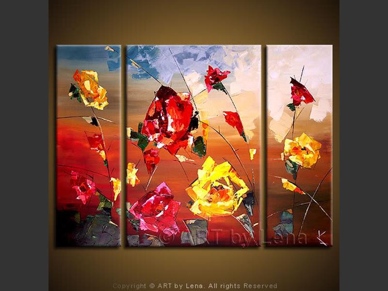 Original Artwork - Sunset Roses
