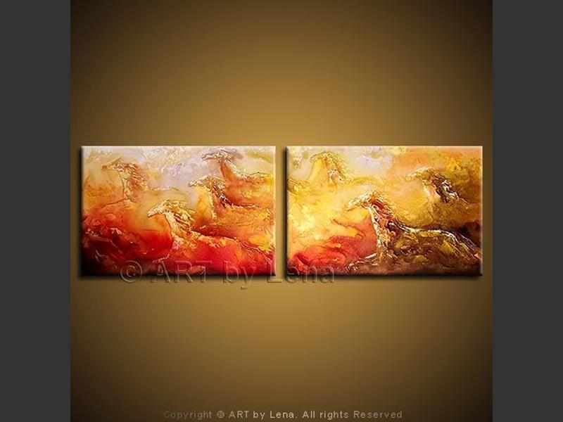 Original Artwork - Gold and Fire
