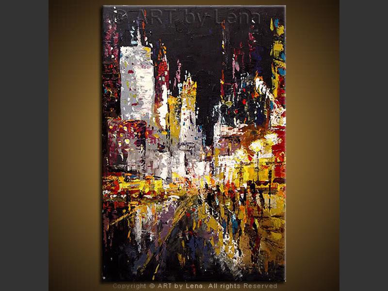 Original Artwork - Broadway Lights