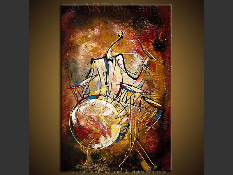 Original Artwork - Jazz Drummer
