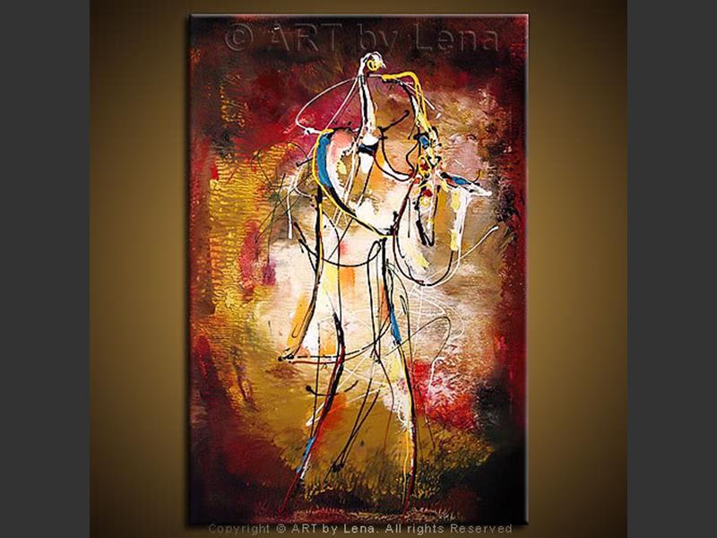 Original Artwork - Jazz Saxophonist