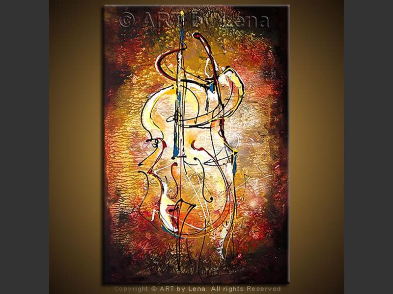 Original Artwork - Jazz Bassist