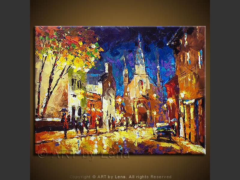 Original Artwork - A Montreal Street