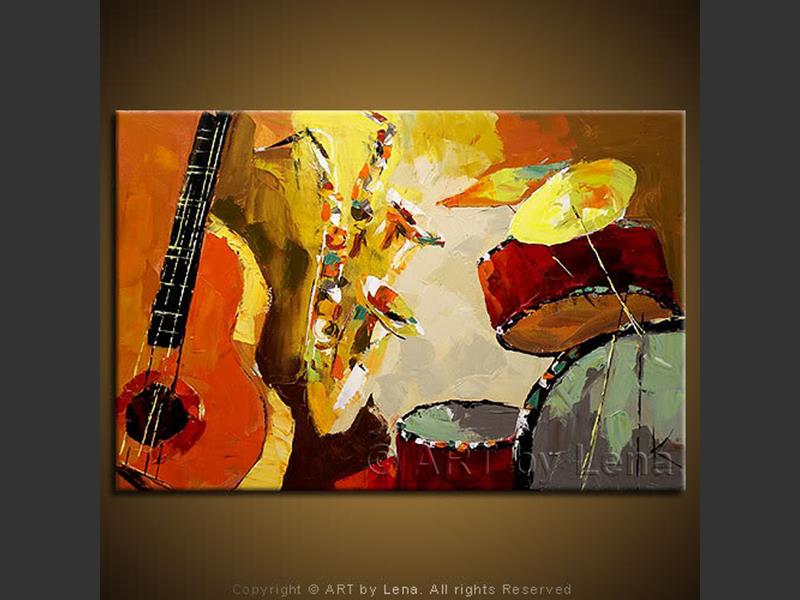 Original Artwork - Sax Duo