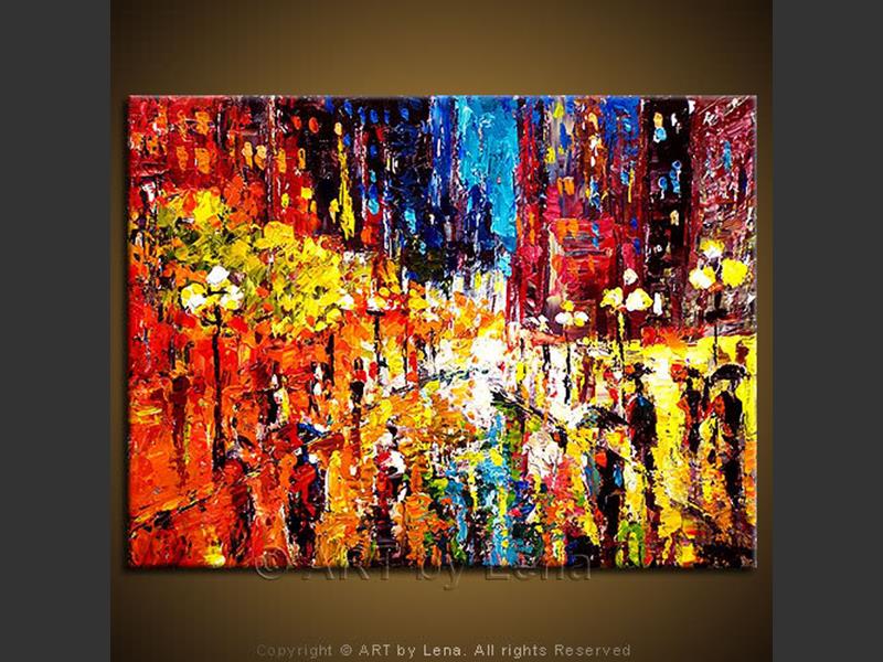 Original Artwork - Rainy Night