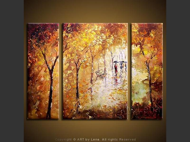 Original Artwork - Paysage d'automne