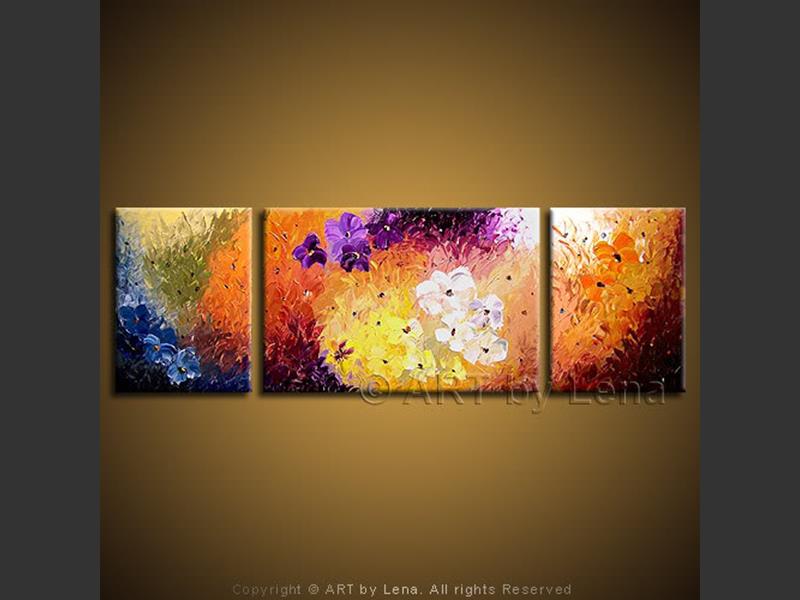 Original Artwork - Rainbow of Flowers