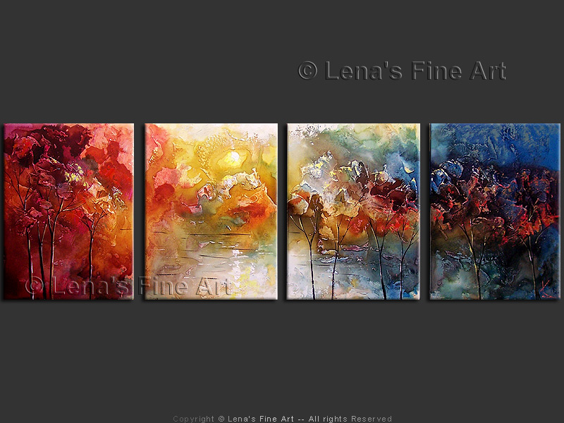 Original Artwork - Blue Autumn Evening