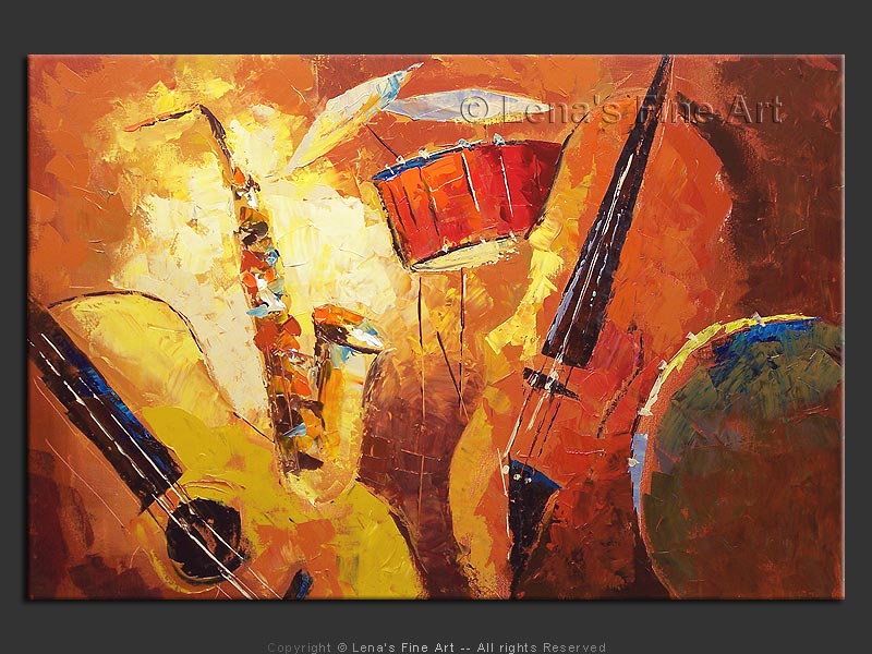 Original Artwork - Sweet Melodies of Jazz