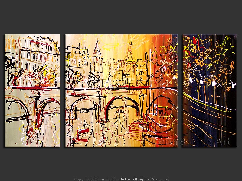 Original Artwork - Paris Sketches: Bridge