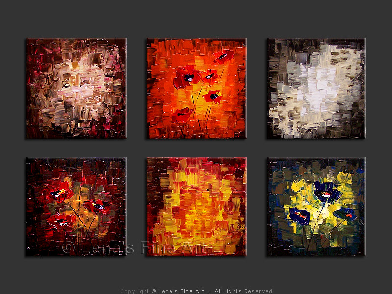 Original Artwork - Floral Tiles
