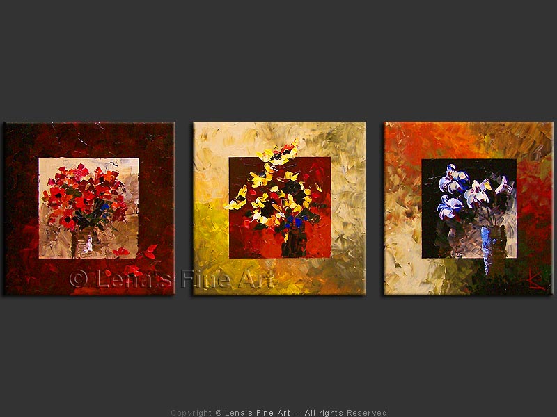Original Artwork - Three Bouquets