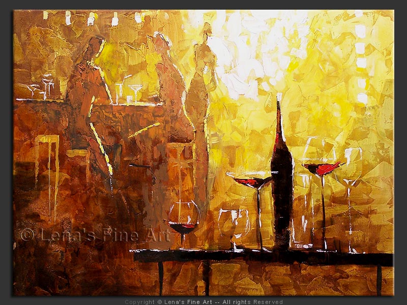 Cafe painting "Friday Night&quot