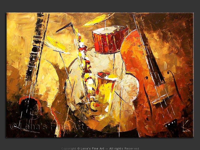 Original Artwork - San Diego Jazz Band