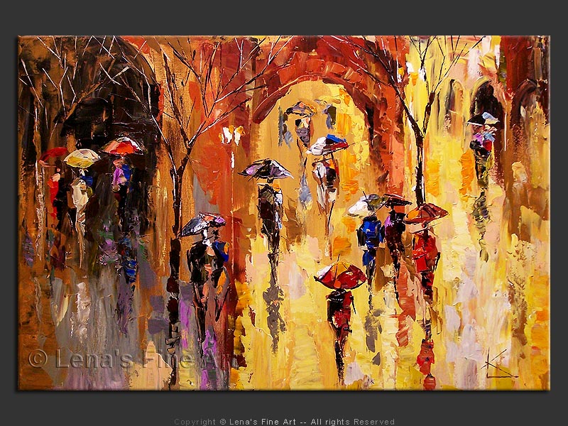 Original Artwork - Paris Rain
