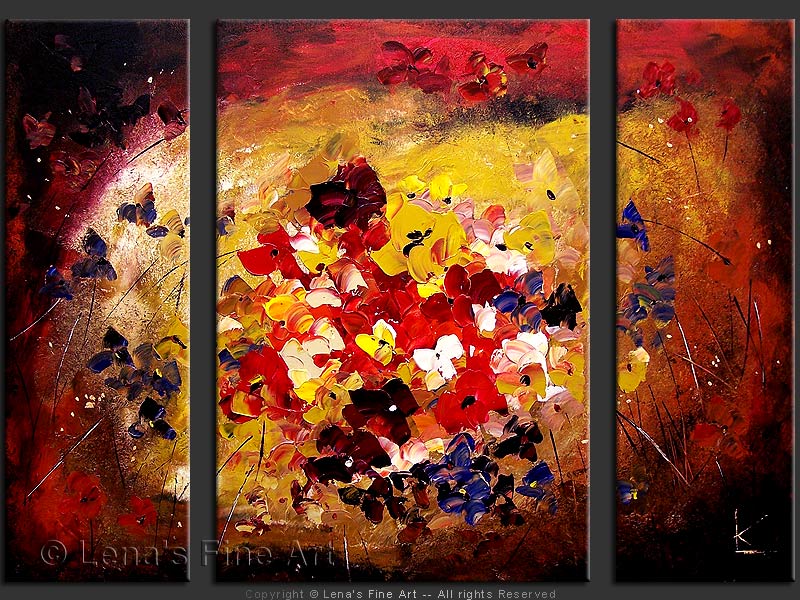 Original Artwork - The World Of Flowers