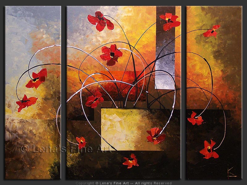 Original Artwork - Sunset Ikebana