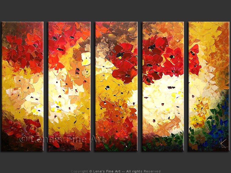 Original Artwork - My Flowers Talk To Me