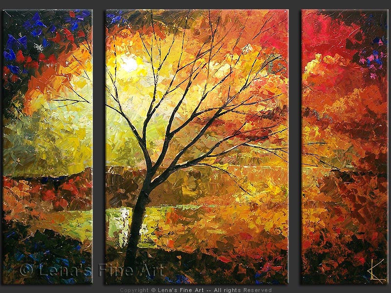 Original Artwork - Autumn Lake