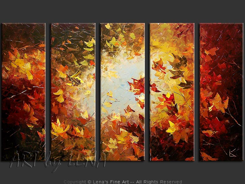 Original Artwork - Maples and Sky