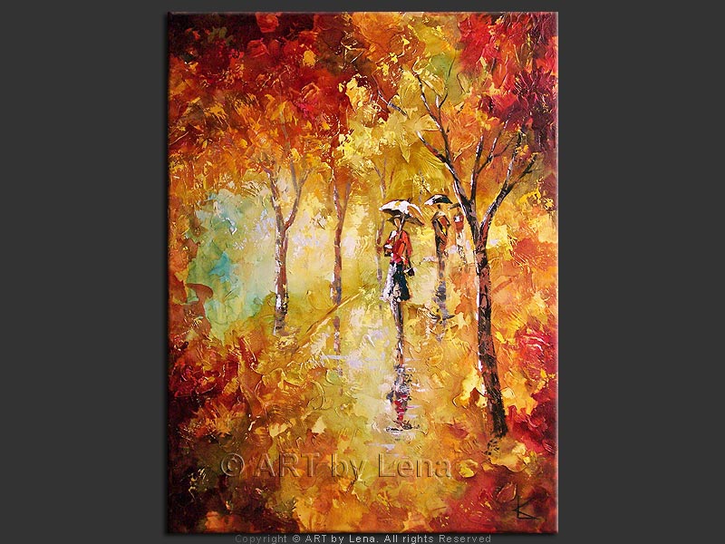 Original Artwork - Autumn Rain