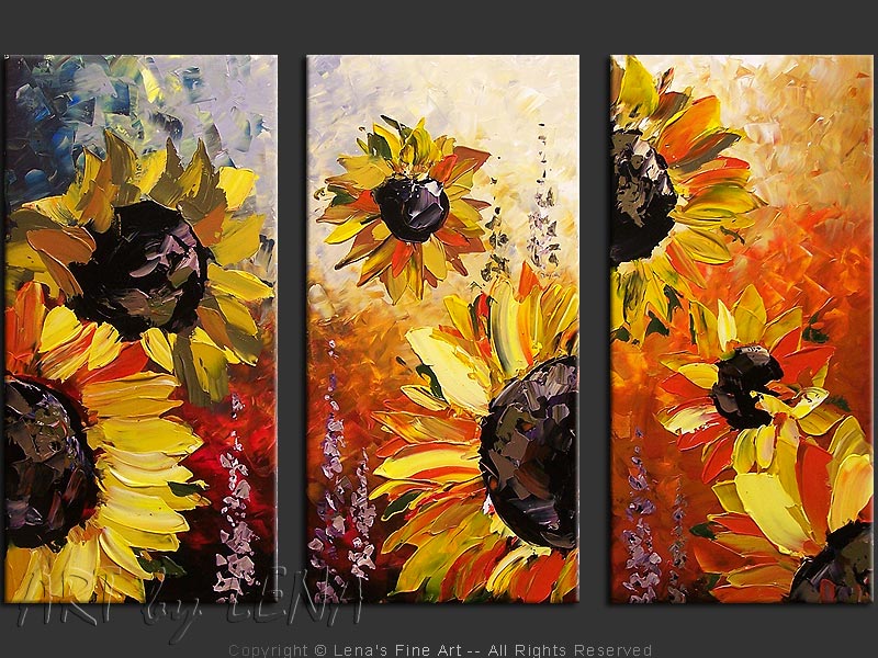 Original Artwork - Giant Sunflowers