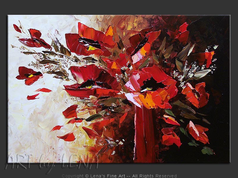 Original Artwork - Red, Black and White