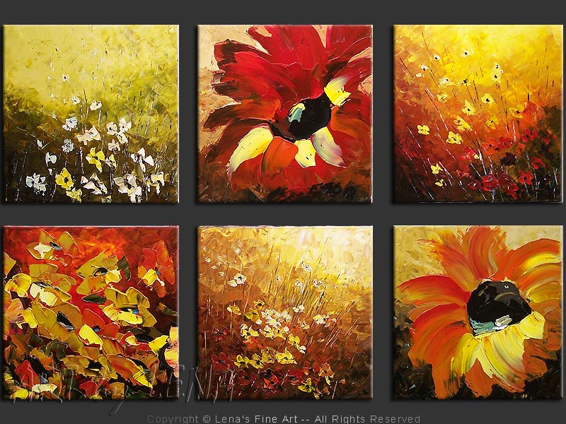 Original Artwork - Floral Tiles