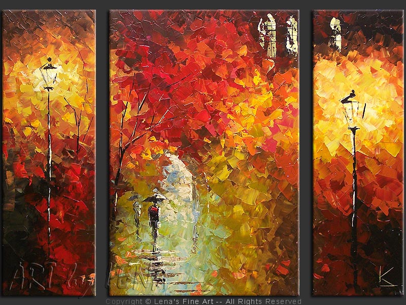 Original Artwork - Old City Rain