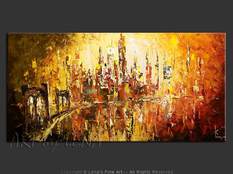 Original Artwork - Gotham Sunset