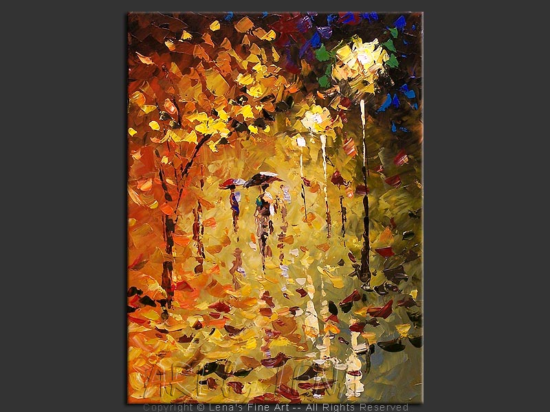 Original Artwork - Autumn Alley