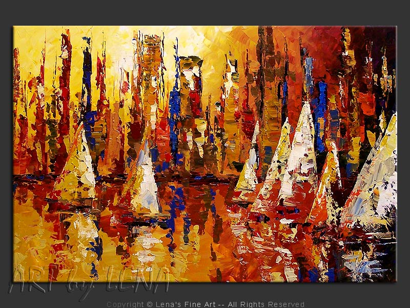 Original Artwork - Sails In The City